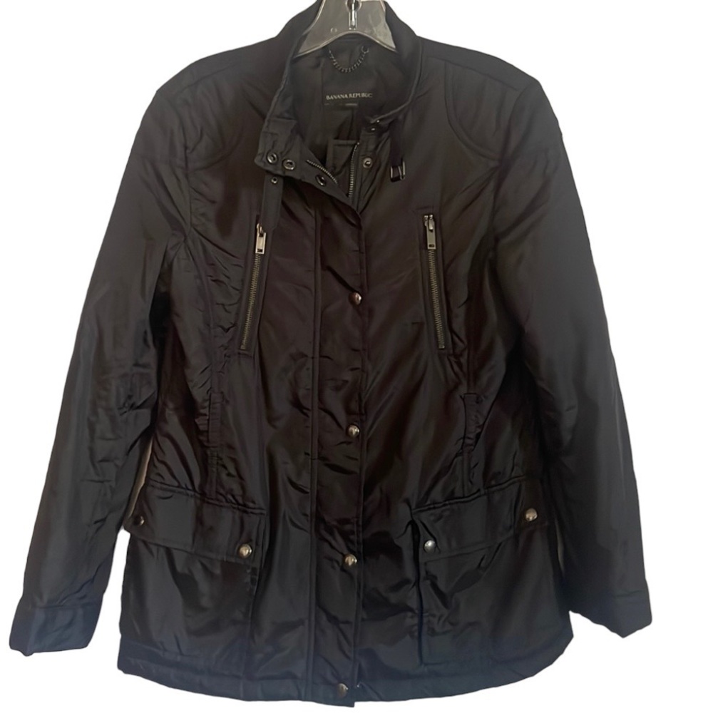 Banana republic Moto style jacket. Size medium, petite. Like new condition!